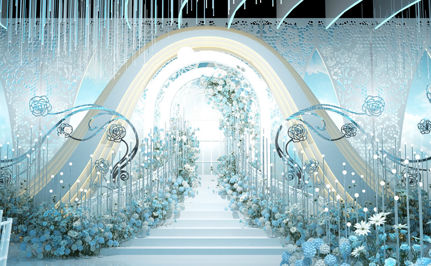 苍溪釡香烙馍村水晶厅效果展示